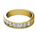 1.35CT Round Cut Diamond Wedding Band