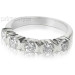 Diamond Wedding Band - 1.10CT Round Cut Diamonds