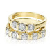 Round Cut Diamond Bridal Set - 1.95CT Total Diamond Weight 