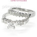 Wedding Band and Engagement Ring - 1.40CT Diamond Bridal Set 