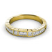 Diamond Wedding Band with Princess Cut Diamonds - 0.80CT