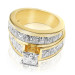 6.00CT Princess Cut Diamond Bridal Set 