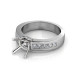 0.90CT Princess Cut Diamonds Engagement Ring