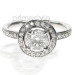1.35CT Round Cut Diamonds Engagement Ring