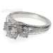 1.55CT Round Cut Diamonds Engagement Ring