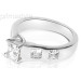 1.30CT Princess Cut Diamonds Engagement Ring