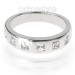 Princess Cut 0.65CT Diamond Wedding Band