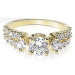 1.75CT Round and Princess Cut Diamonds Engagement Ring