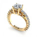 2.50CT Round Cut Diamonds Engagement Ring