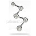 14KT White Gold 0.95CT Diamonds (VS1-VS2 Clarity) Diamond Journey Pendant.
