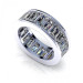 5.20CT Emerald Cut Diamonds Eternity Band