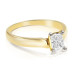 0.25CT Radiant Cut Diamond Solitaire Ring