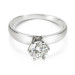 0.55CT Round Cut Diamond Solitaire Ring
