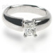 0.35CT Radiant Cut Diamond Solitaire Ring