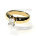 14KT Yellow Gold Radiant Cut Solitaire Ring