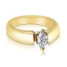 0.55CT Marquise Cut Diamond Solitaire Ring