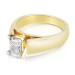 0.25CT Radiant Cut Diamond Solitaire Ring