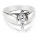 0.55CT Marquise Cut Diamond Solitaire Ring