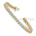 Tennis Bracelet - 14KT Yellow Gold, 2.00CT Round Cut Diamonds Bracelet