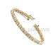 5.00CT Diamonds 14KT Yellow Gold Tennis Bracelet