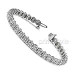 4.50CT Round Cut Diamonds Tennis Bracelet In 14KT White Gold