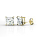 18KT Yellow Gold 0.50CT Diamond Stud Earrings
