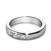 0.25CT Princess Cut Diamond Wedding Band 