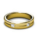 0.45CT Princess Cut Diamond Wedding Band