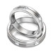 1.20CT Diamond Princess Cut Wedding Set and 18KT White Gold