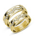 2.50CT Round Cut Diamonds Wedding Set In 14KT Yellow Gold