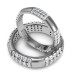 2.50CT Diamonds Studded In 14KT White Gold Wedding Set 