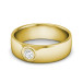 0.70CT Round Cut Diamonds Men's Wedding Band