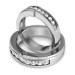 1.05CT Diamonds Wedding Set In 14KT White Gold