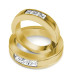 1.50CT Diamonds Wedding Set In 18KT Yellow Gold
