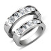 Round Cut 0.95CT Diamonds Wedding Cut In 18KT White Gold