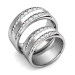 18KT White Gold 1.35CT Diamonds Wedding Set