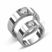 0.65CT Round Cut Diamonds Wedding Set In 14KT White Gold