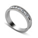 0.45CT Round Cut Diamond Wedding Band