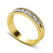0.45CT Round Cut Diamond Wedding Band