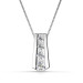 0.65CT Of G-H Color and VS1-VS2 Clarity Platinum Round Cut Diamond Pendant
