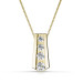 0.65CT Of G-H Color and VS1-VS2 Clarity 18KT Yellow Gold Round Cut Diamond Pendant