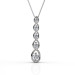 Platinum Diamond Pendant with Round Cut 0.20CT (I-K Color and SI2-I1 Clarity) Diamonds