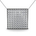Platinum Diamond Pendant with 0.85CT Round Cut Diamonds Of I-K Color and SI2-I1 Clarity.