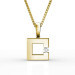 Round Cut 0.06Ct Diamond Solitaire Pendant