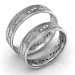 1.10CT Round Cut Wedding Set with 14KT White Gold