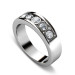 Round Cut 0.45CT Diamond Wedding Band