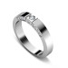 0.40CT Round Cut Diamond Wedding Band