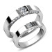 1.00CT Diamonds Round Cut Matching Wedding Set