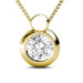 0.25CT Round Cut Diamonds Solitaire Pendant