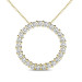 Round Cut 1.25CT Diamonds In 18KT Yellow Gold Diamond Pendant (G-H Color and VS1-VS2 Clarity)